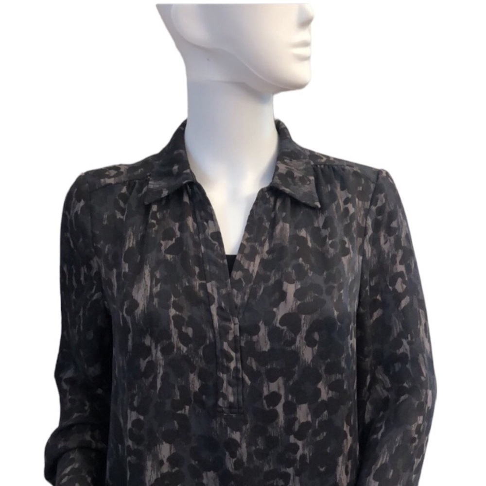 Ann Taylor Loft Animal Print Blouse Small